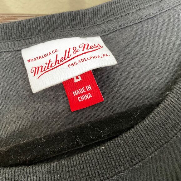 Mitchell & Ness MLB ~ T-Shirt size L Houston Astros Thick Stitched Embroidered - Picture 5 of 11